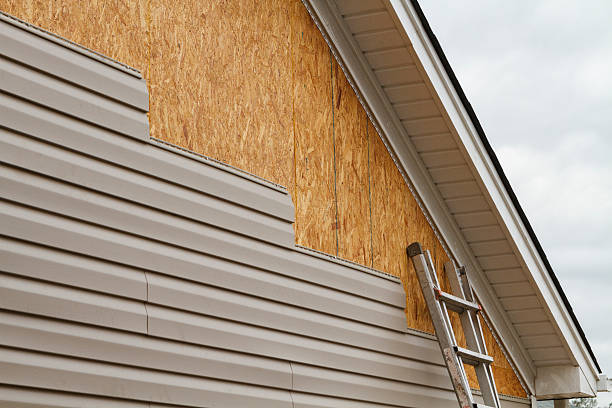 Professional Emergency Siding Repair technician working in Rosemount, MN